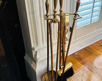 Brass Fire Tools