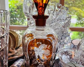 Cut Glass Decanter