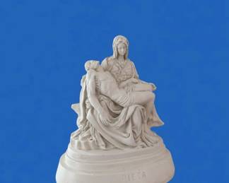 Michelangelo Pieta Alabaster Composite Sculpture by Austin Productions second image