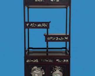 Japanese Shibayama Inlaid Tansu Cabinet second image