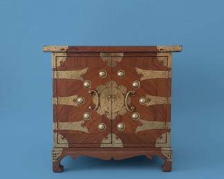 Korean Bandaji Style Nightstand or Side Cabinet second image