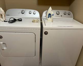 In great working condition Whirpool Washer and Dryer 