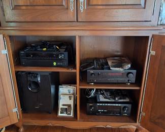 Two Denon Receivers One Onkyo Receivers