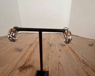 John Hardy Sterling Silver Pierced Earrings