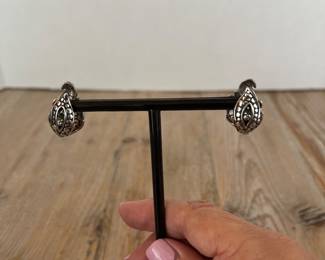 John Hardy Sterling Silver Pierced Earrings