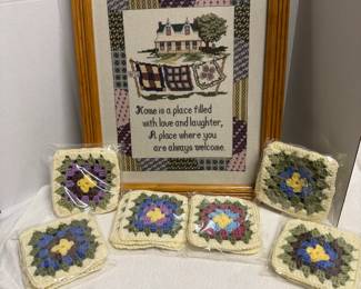 Home Decor 7 Granny Squares