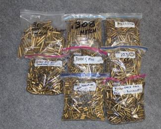 Once Fired Pistol and Rifle Brass