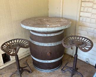 Outdoor bar table