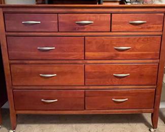 Bassett Furniture Nine-Drawer Dresser