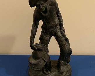 Michael Garman "The Mountain Man" Bronze Sculpture