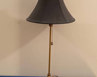 Vintage Brass Candlestick Table Lamp
