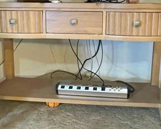 Broyhill Console Table with 3 Drawers