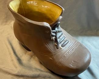 Vintage Ceramic Baby Shoe Planter