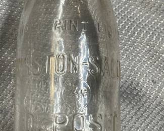 Southern Dairies Winston-Salem Half Pint Vintage Milk Bottle
