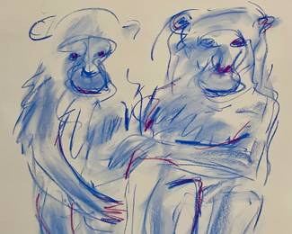 Two Monkeys Sketch