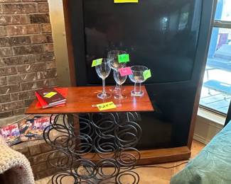 Wine Table and Glassware