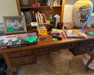Office Desk is Hard Wood and Nice