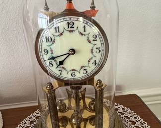 Kundo (Kieninger & Obergfell) Anniversary Clock with Floral Dial