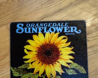 Orangedale Sunflower Brand Tempered Glass Cutting Board