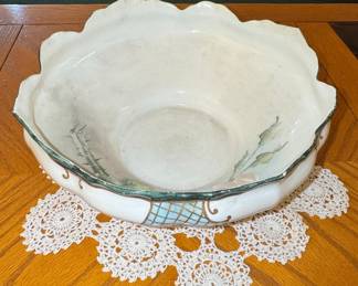 Syracuse China Edgerton Pattern Hand-Painted Bowl