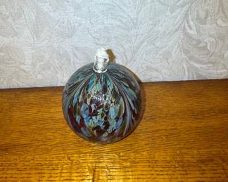 Art Glass Oil Lamp