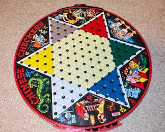 Vintage Steven Pixie Chinese Checkers Game Board