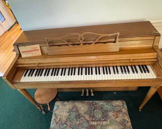 Wurlitzer Spinet Piano with Bench