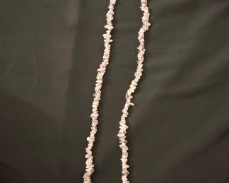 Amethyst Chip Bead Necklace