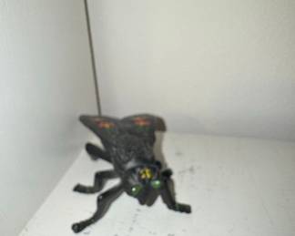 Vintage Cast Iron Cicada Figurine