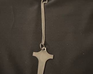 Tau Cross Pendant Necklace