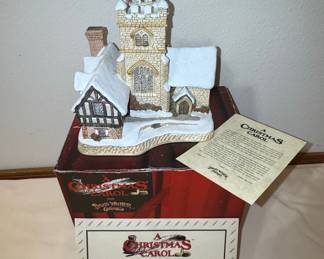 David Winter Cottages A Christmas Carol Church