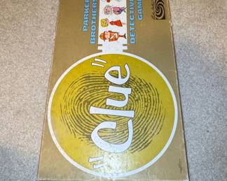 Vintage 1963 Parker Brothers Clue Detective Game
