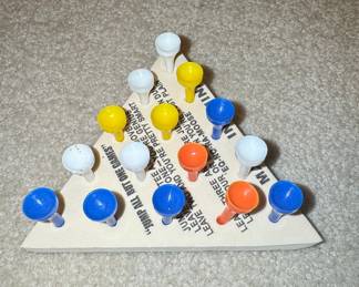 Jump All But One Games Wooden Peg Game