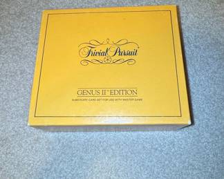 Trivial Pursuit Genus II Edition Subsidiary Card Set