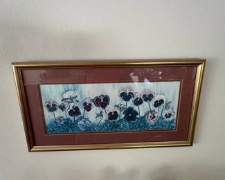 Pansies Limited Edition Print by Carol Collette