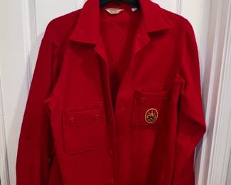 Vintage Boy Scouts of America Red Wool Official Jacket