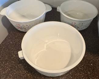 CorningWare Wildflower Casserole Dishes