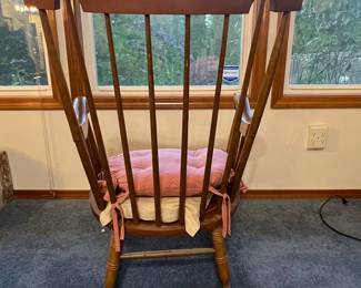 Vintage Nichols & Stone Windsor-Style Spindle Rocking Chair
