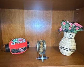 Vintage Decorative Desktop Cannon Model