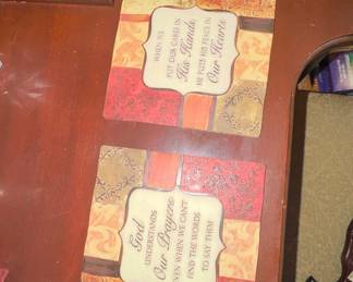 Inspirational Religious Wall Art Plaques