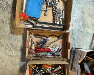 Assorted Vintage Hand Tool Collection with Socket Set