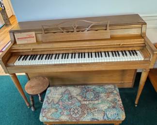 Wurlitzer Spinet Piano with Bench