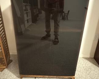 Mid-Century Modern Smoked Glass Display Cabinet
