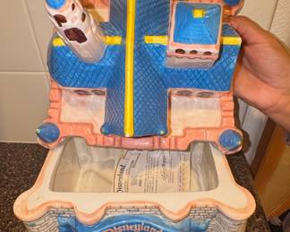 Disneyland 40th Anniversary Sleeping Beauty Castle Cookie Jar by Nestle