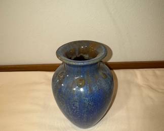 Studio Art Pottery Vase with Applied Prunts
