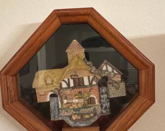 David Winter 'Pershore Mill' 3D Wall Plaque