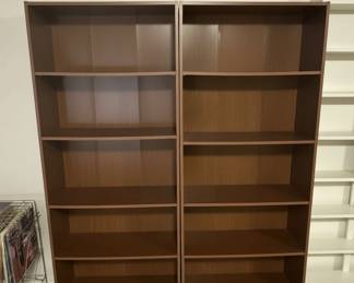 Standard Laminate Bookcase Pair