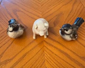 Goebel Hummel Figurines: Sparrow and Pig