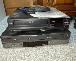 Emerson VCR964N and Go-Video DVR4000 Combo Unit