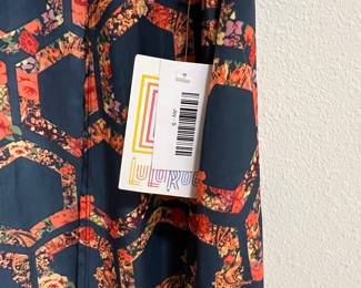 LuLaRoe Joy Duster Vest - Hexagon Floral - S